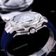 Japan Grade Hublot Sang Bleu II Rose Gold Blue Chrono Watch set Diamonds (5)_th.jpg